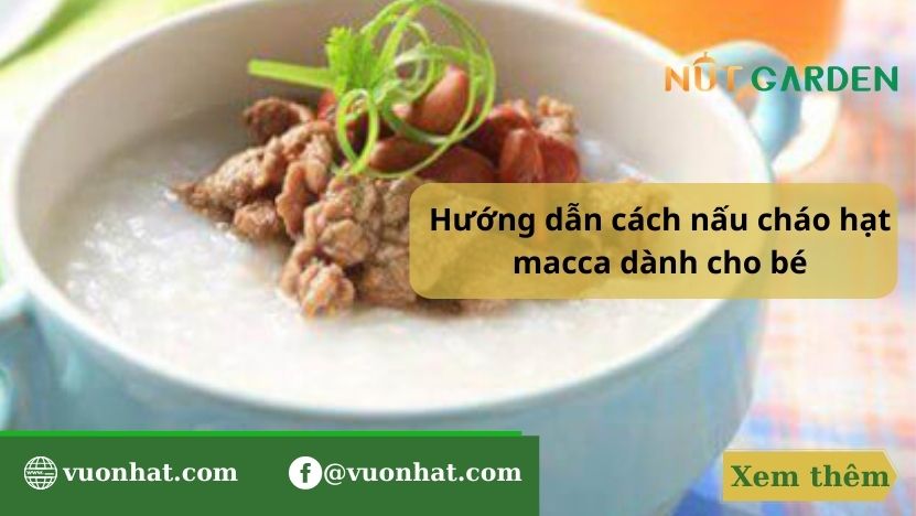 Cách nấu cháo dinh dưỡng với hạt óc chó và hạt hạnh nhân như thế nào?
