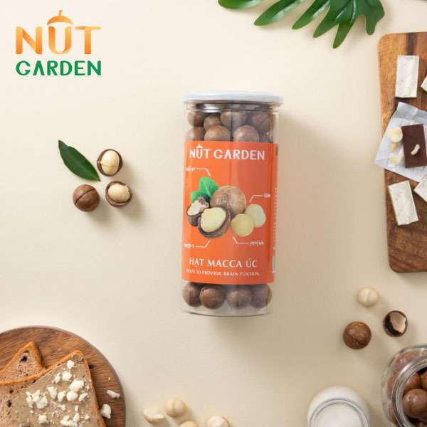 Sản phẩm hạt macca tại Nut Garden