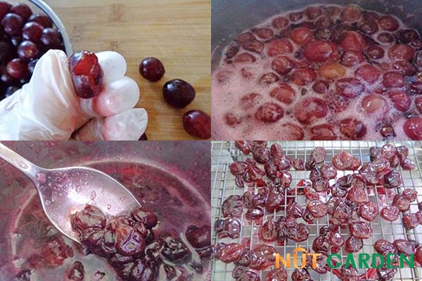 Cách làm mứt nho sây khô