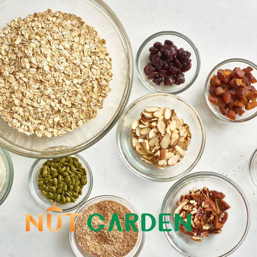 Chi tiết cách làm granola bằng nồi chiên không dầu 