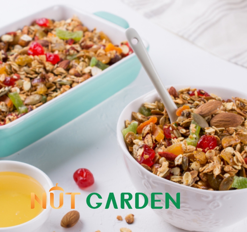 Chi tiết cách làm granola bằng nồi chiên không dầu 